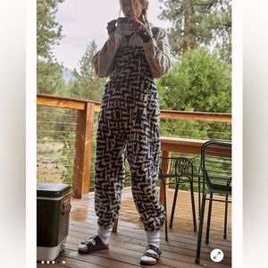 Hit the slopes Fleece overalls Free People Movement